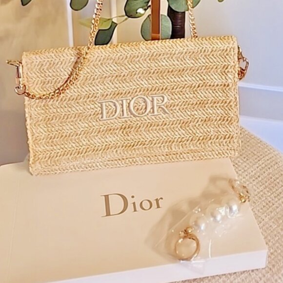 DIOR Beauty Raffia Crossbody bag - Picture 1 of 2